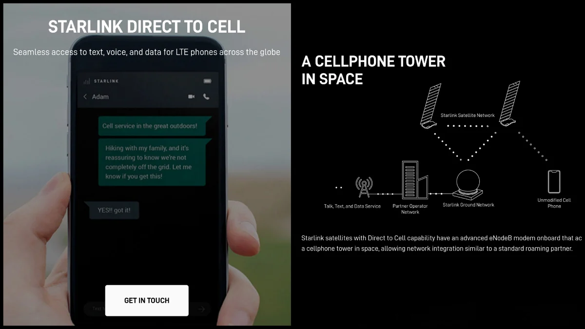 Starlink Direct to Cell